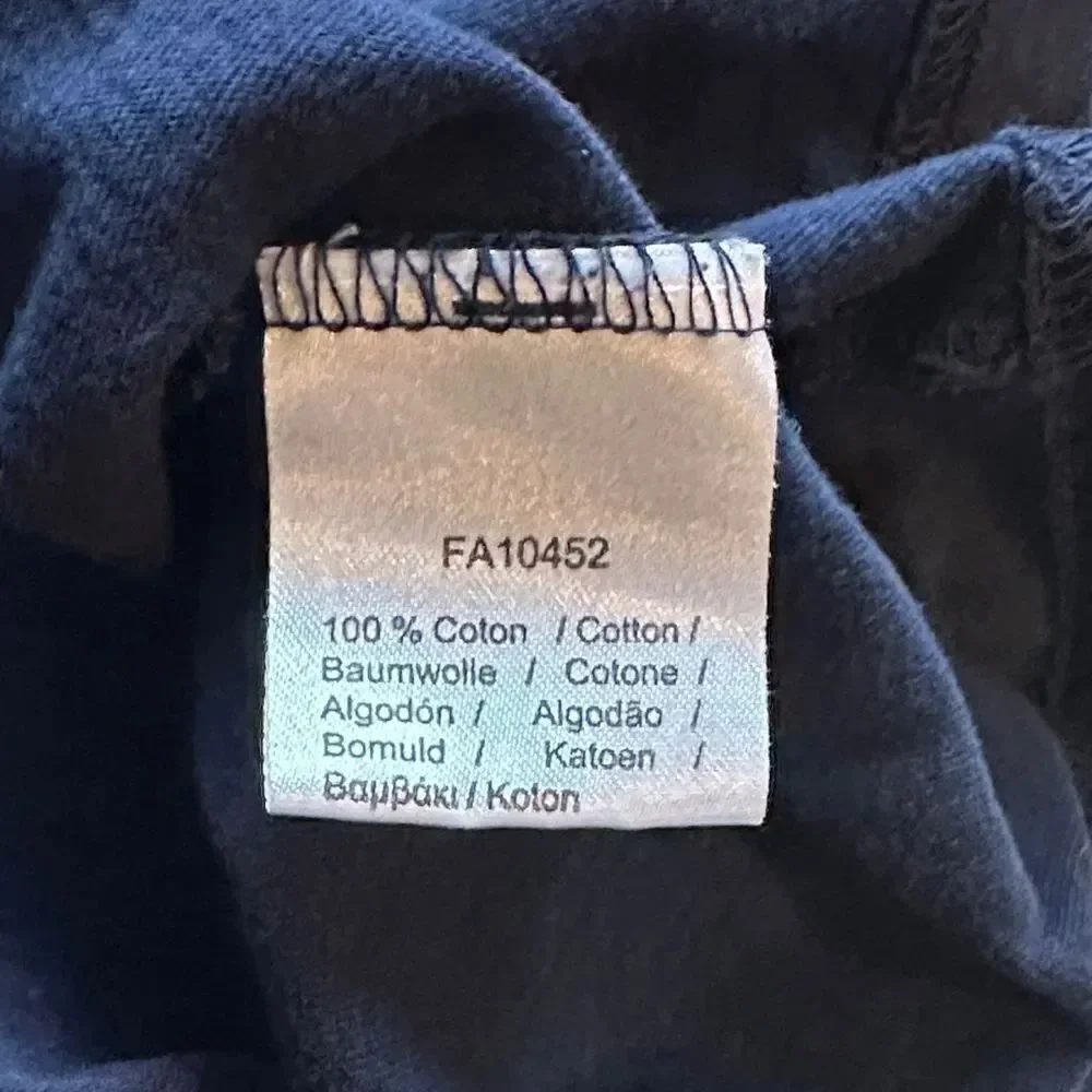 Lacoste Boys Dark Blue Short Sleeve Tee Size 10